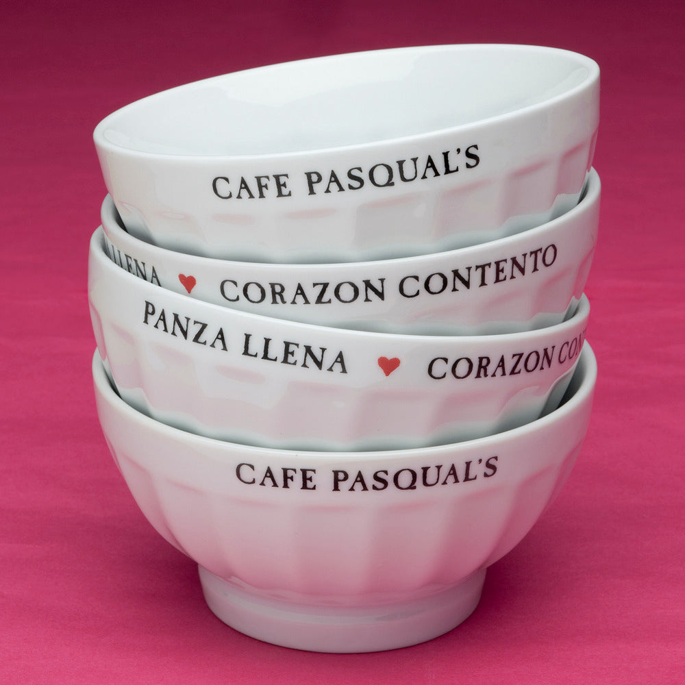 Cappuccino Bowls, Set of 4 – Cafe Pasqual's & Art Gallery