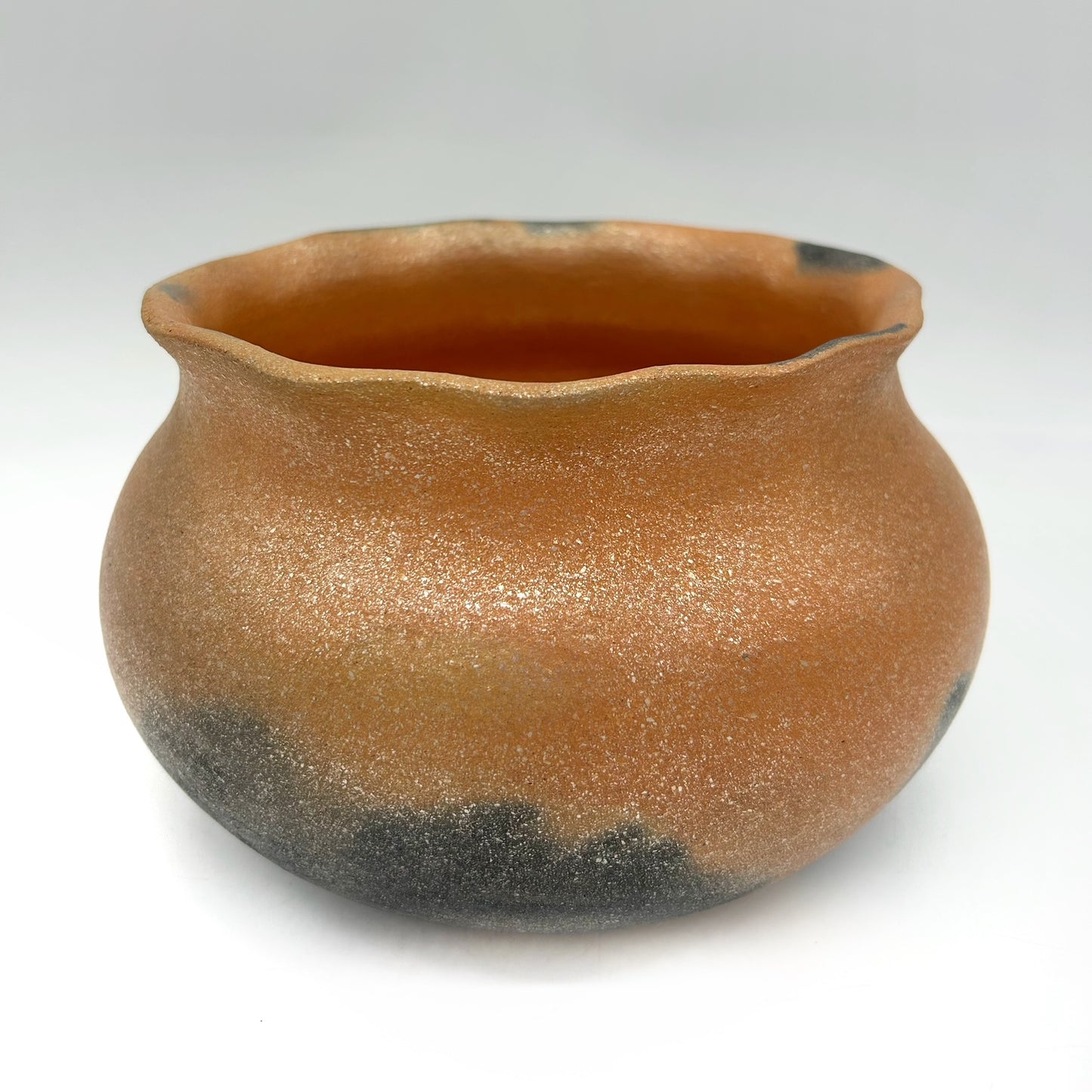 Alfred Blea ~ 4 Quart Traditonal Bean Pot with Fluted Rim, 5 1/4" x 9 1/4" x 7 3/4"
