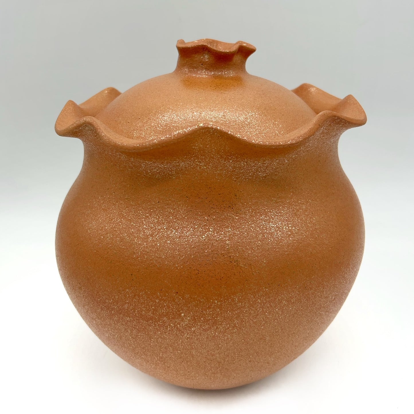 Andrea Byers ~ 6 Quart Mica Tall Bean pot, 10 1/4" x 9 3/4" x 9 3/4"
