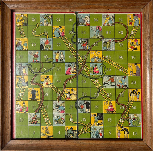 Bill Skrips ~ "Snakes+Ladders" Painting