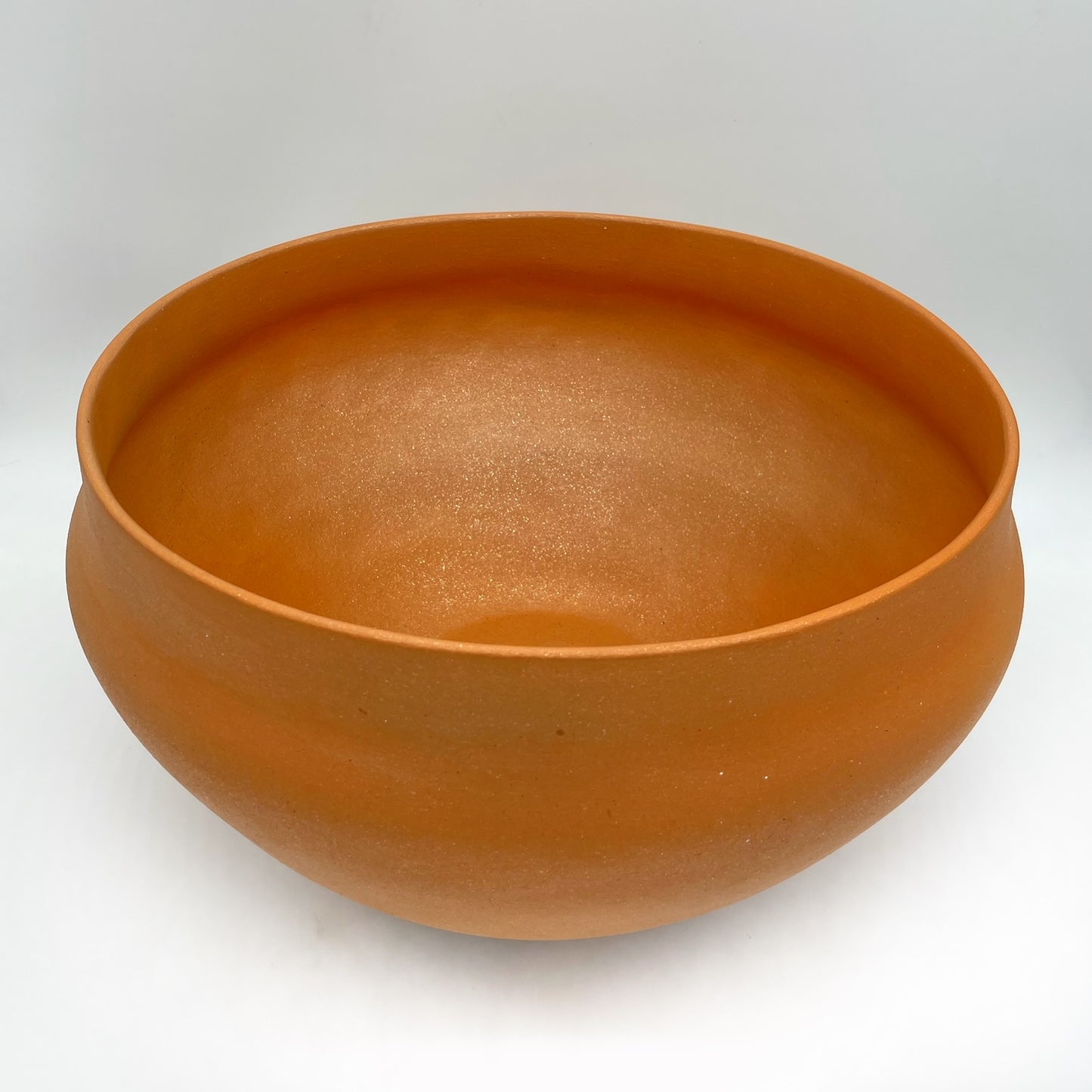Clarence Cruz ~ 14 Quart Extra Large Open Mica Bowl, 8 1/2" x 15 1/2" x 15 1/2"
