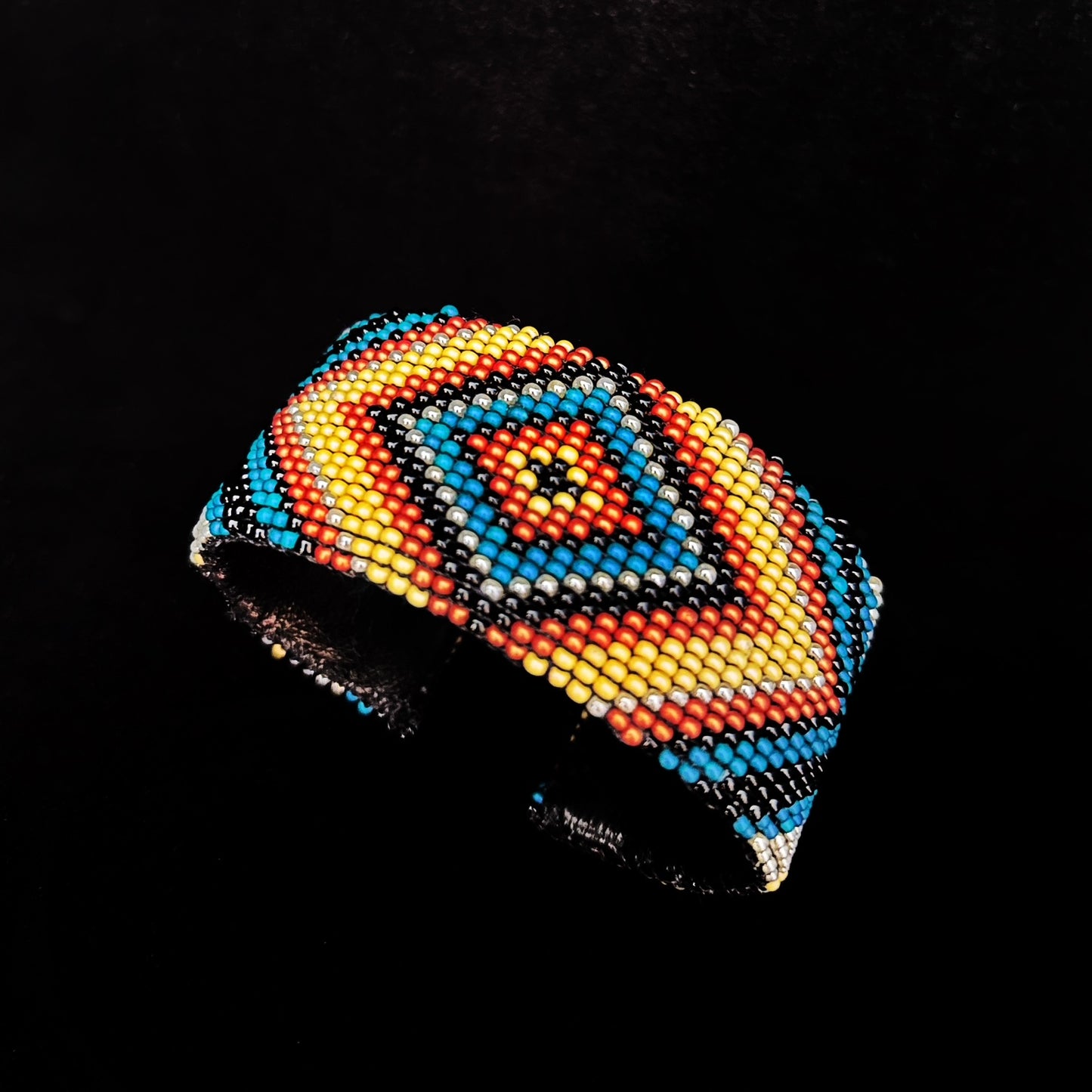 Camille Moss ~ Beaded Cuff, 7" x 2 3/4"