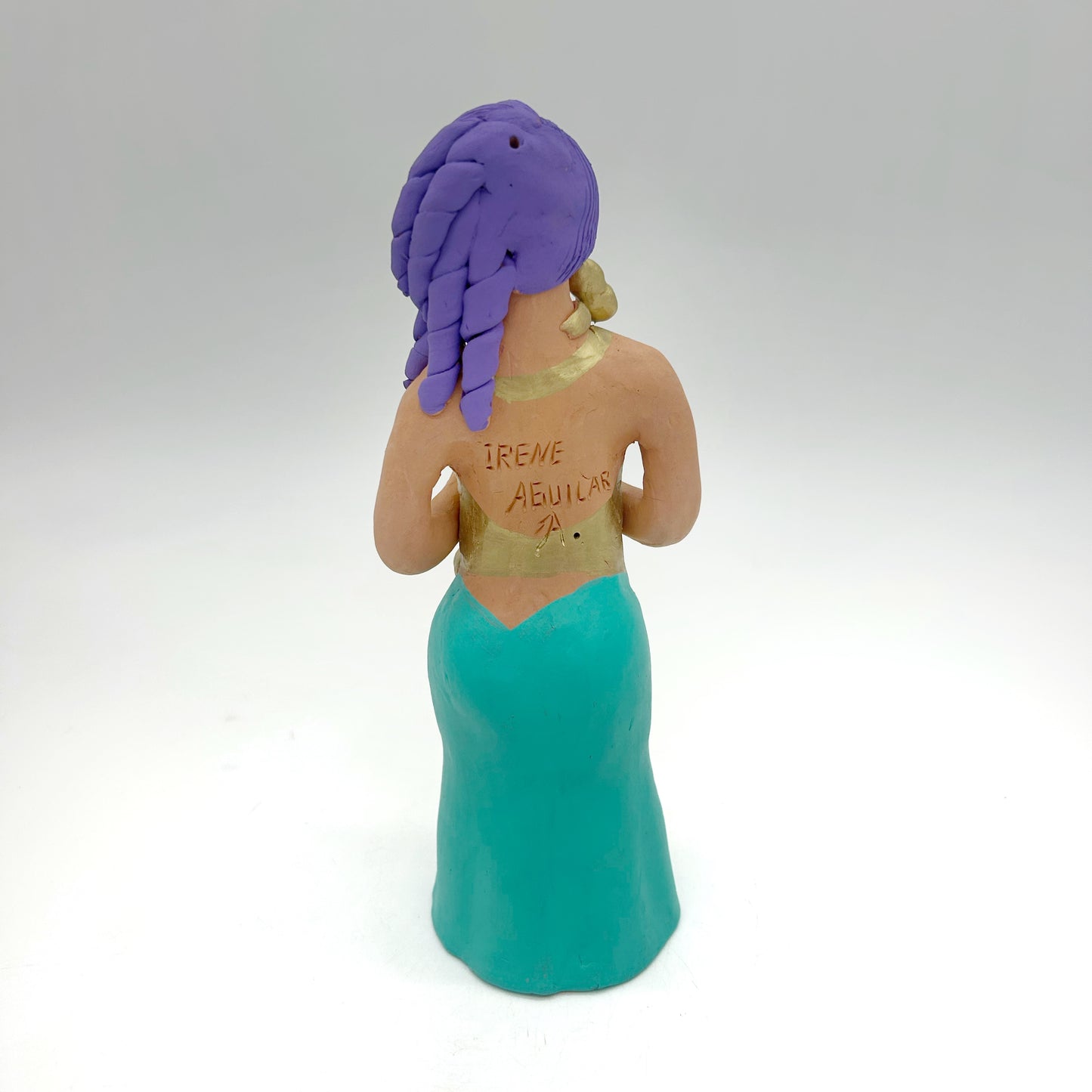 Irene Aguilar ~ Woman of the Night, small 8 1/2" x 3" x 3"