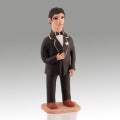 Irene Aguilar ~ Ceramic Bride and Groom, both 14" x 5" x 4"