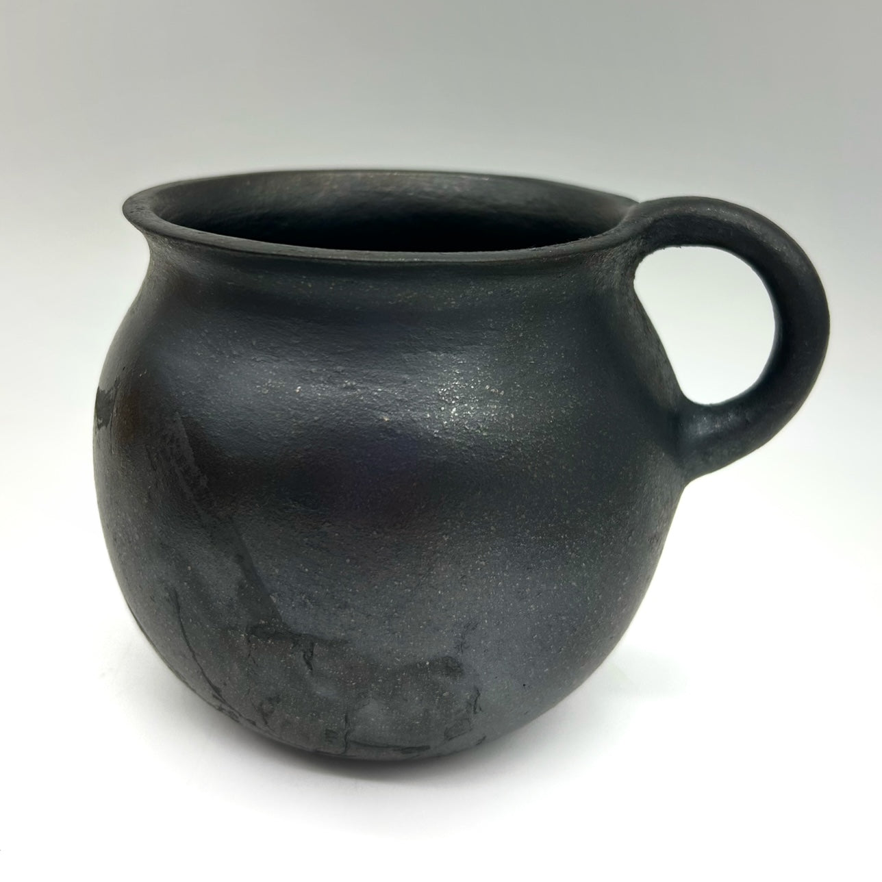 Lorenzo Mendez ~ "Ollita" Mica Clay Mug, 4" x 5 1/4 x 4 1/2"