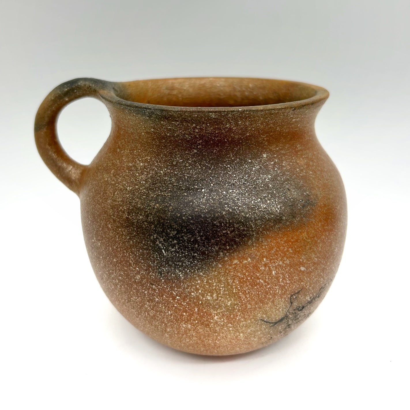 Lorenzo Mendez ~ "Ollita" Mica Clay Mug, 4" x 5 1/4 x 4 1/2"