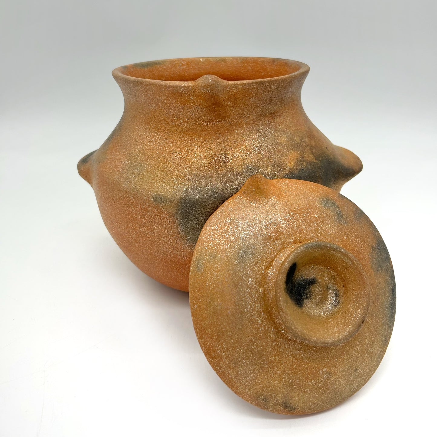 Lee Onstott - 3 1/4 Quart Mica Bean Pot, 8" x 9" x 7 1/2"