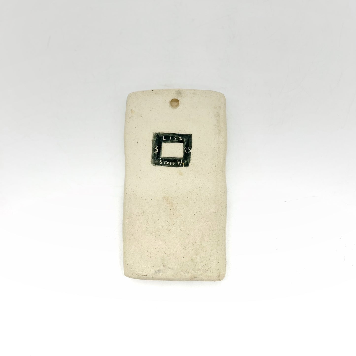 Lisa Smith ~ "Rain" Tile, large 5" x 2 1/2" x 1/2"