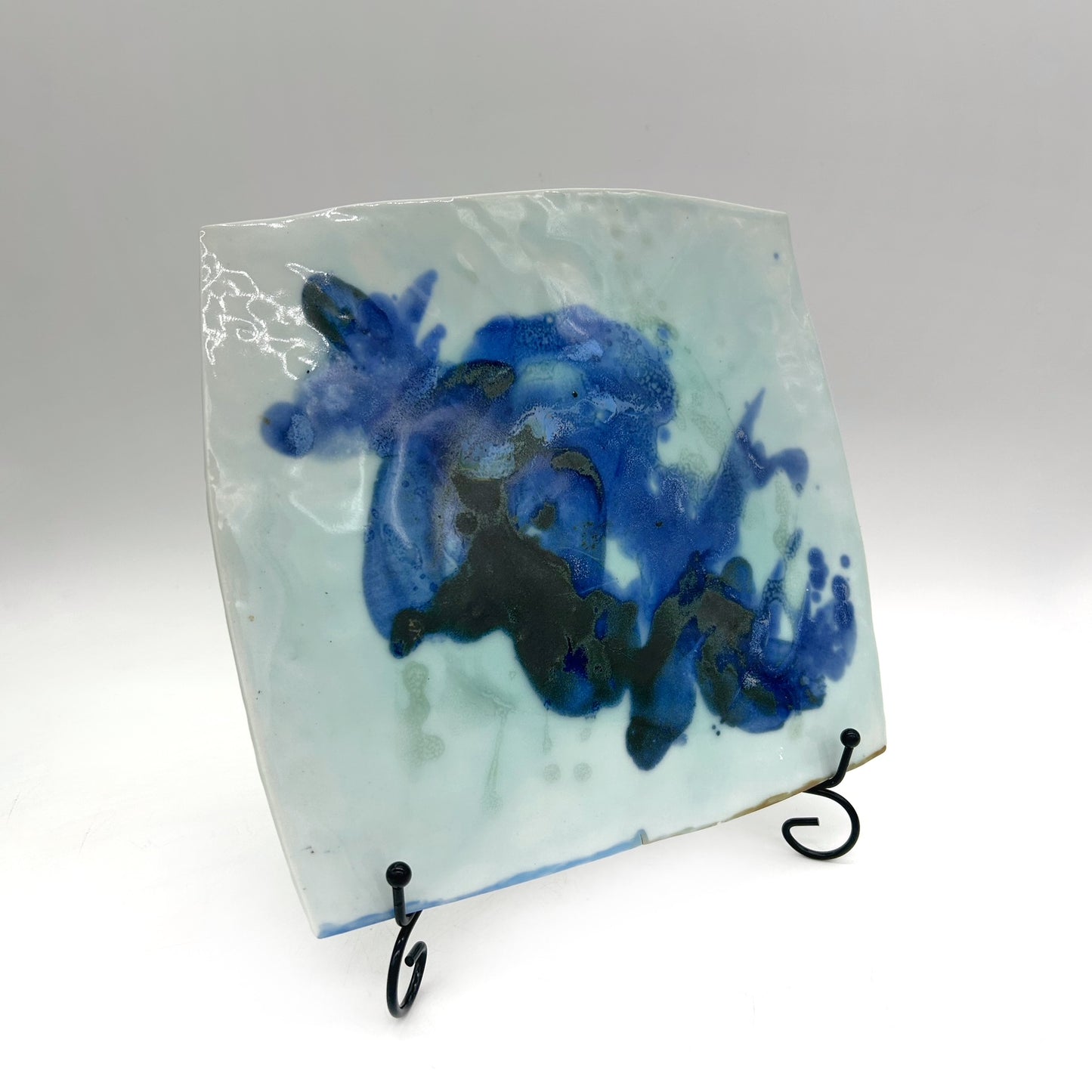 Suzanne Vilmain ~ "Porcelain Painting", 10" x 10 3/4" x 1/8"