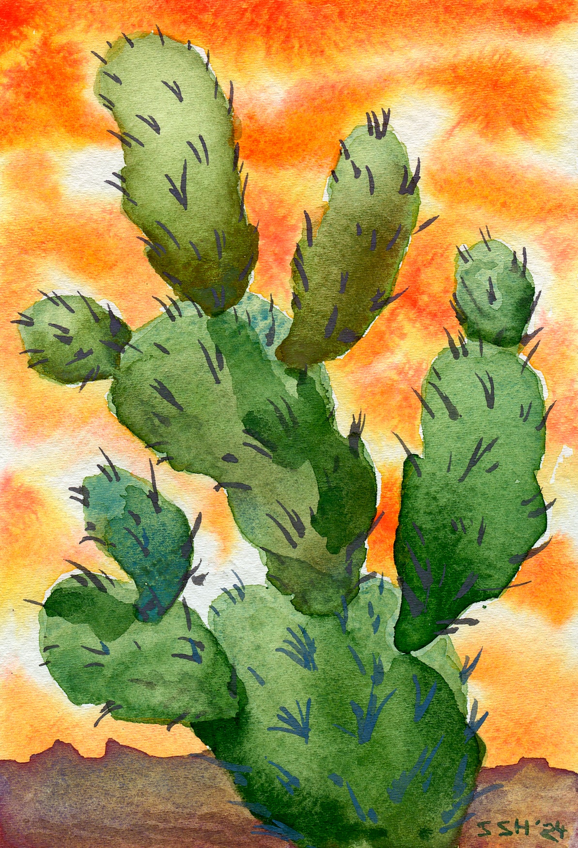 Sean Hudson ~ Wild Prickly Pear