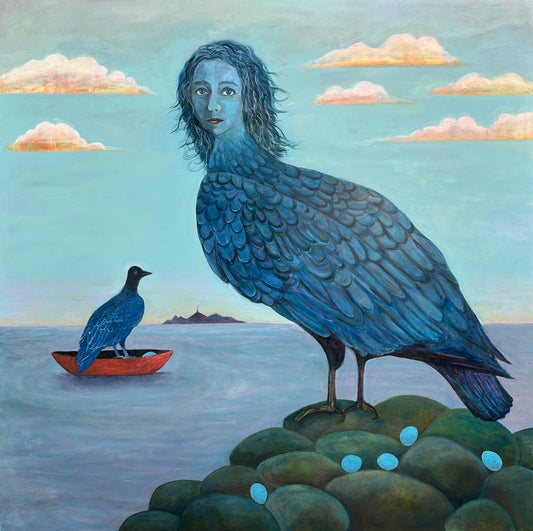 Suzanne Sbarge ~ Across the Sea, 48" x 48"