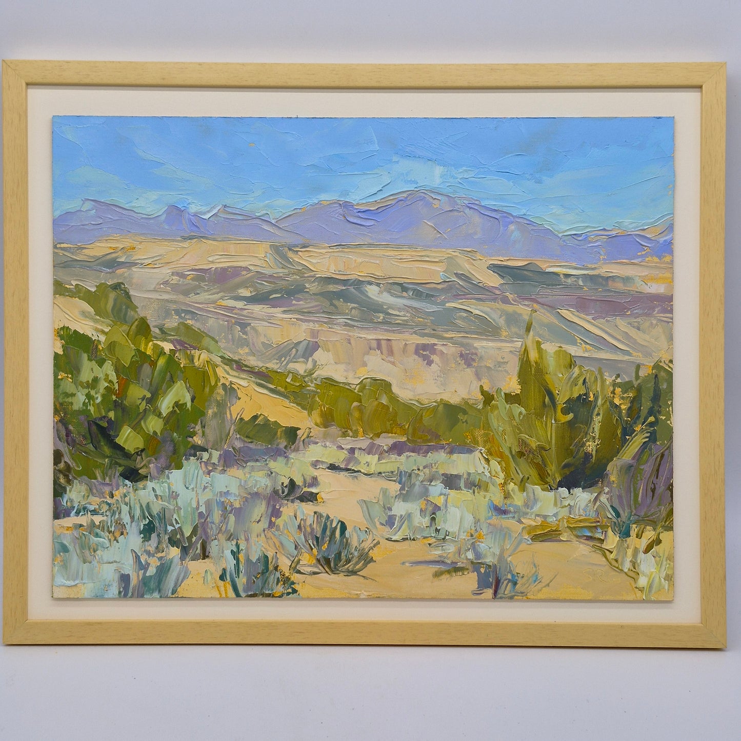 Sarah Grenzeback ~ Diablo Canyon Wash 17" x 21"