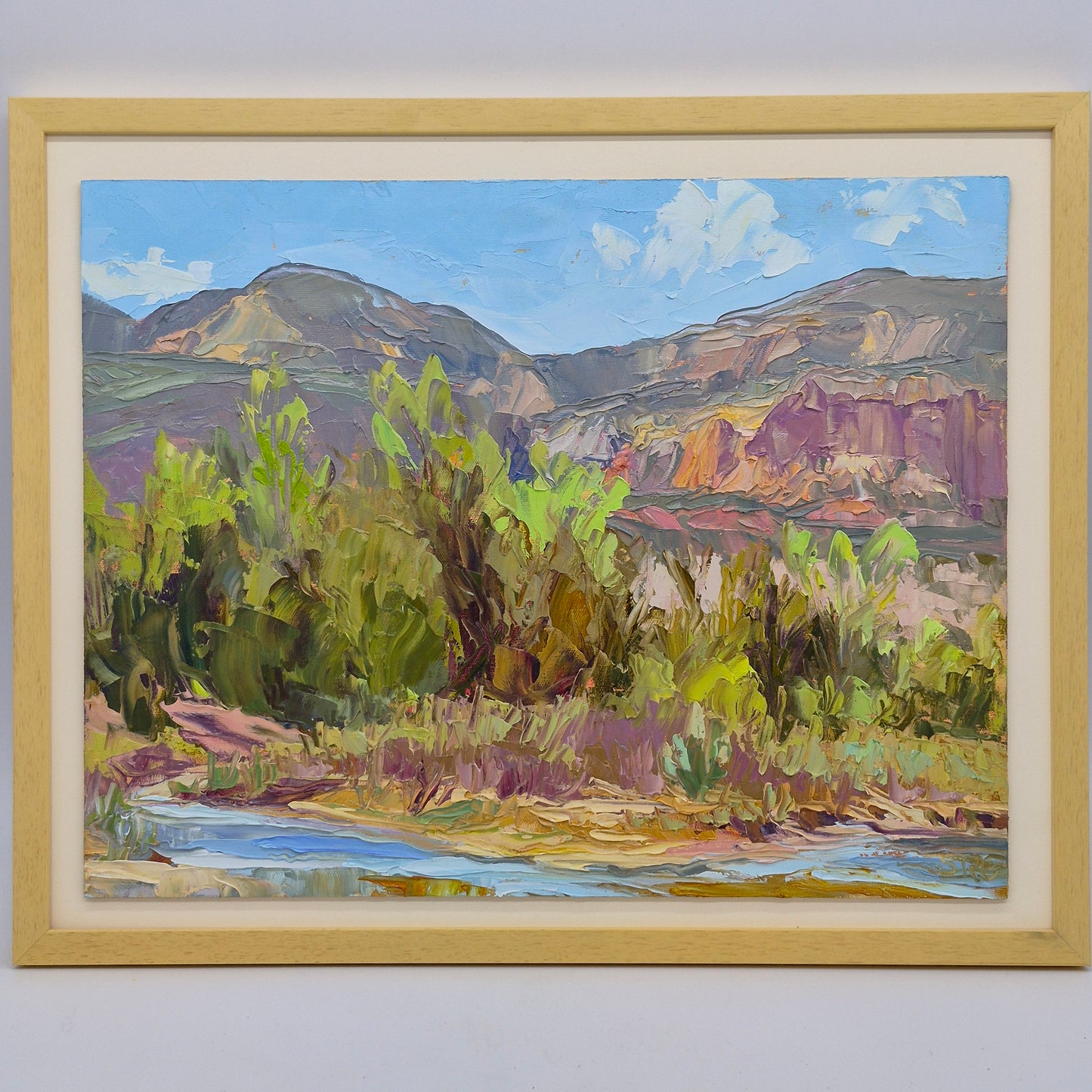 Sarah Grenzeback ~ River Fork 17" x 21"