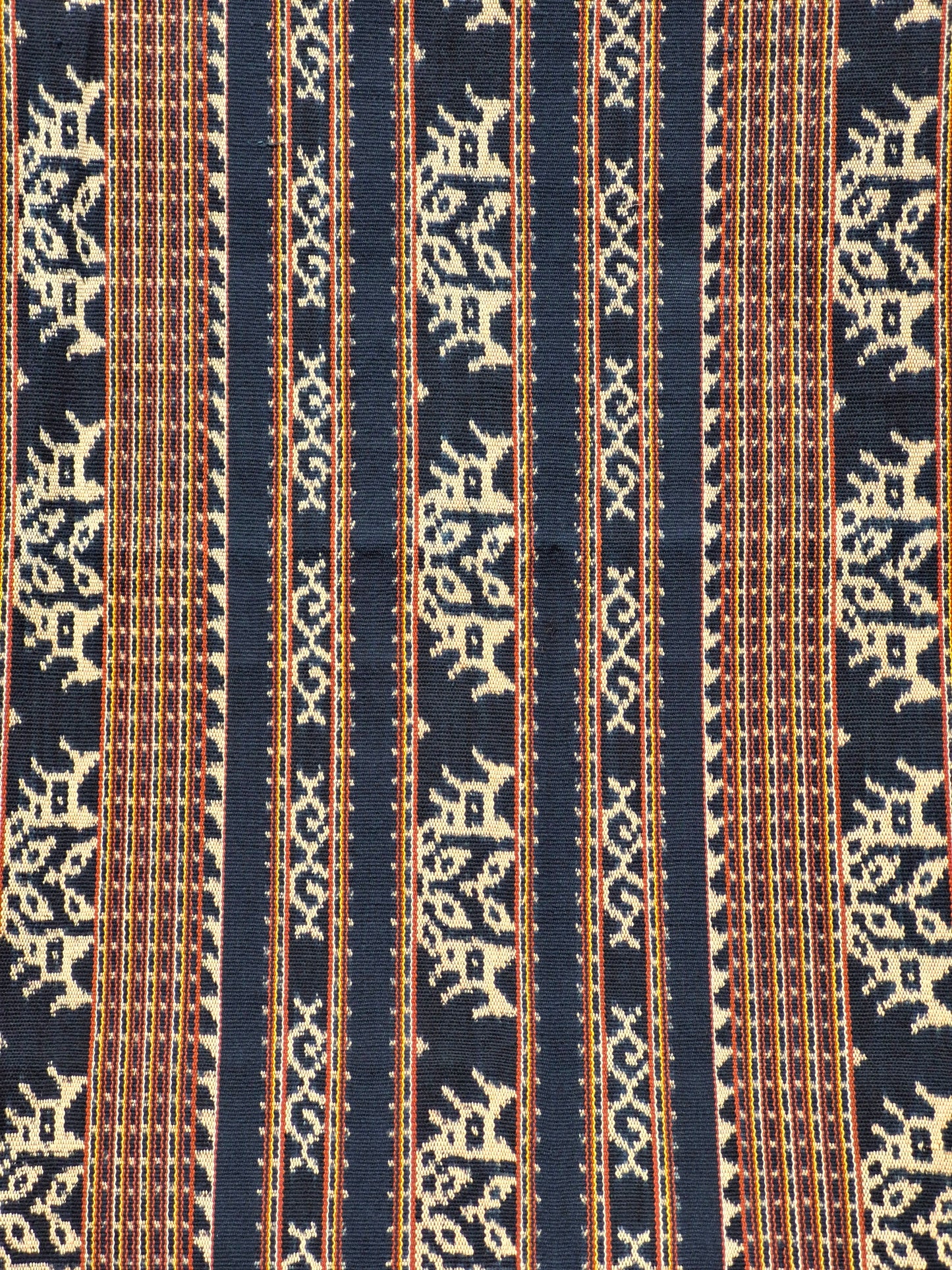 Threads of Life ~ Hand Woven Natural Dye Ikat 63" x 20"