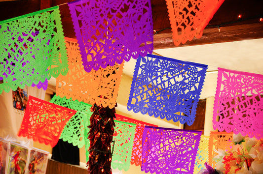 Decorative Papel Picado Banner, 18'