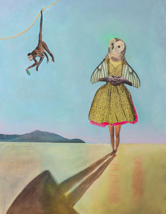 Suzanne Sbarge ~ Owl Moth Print, 14" x 11"