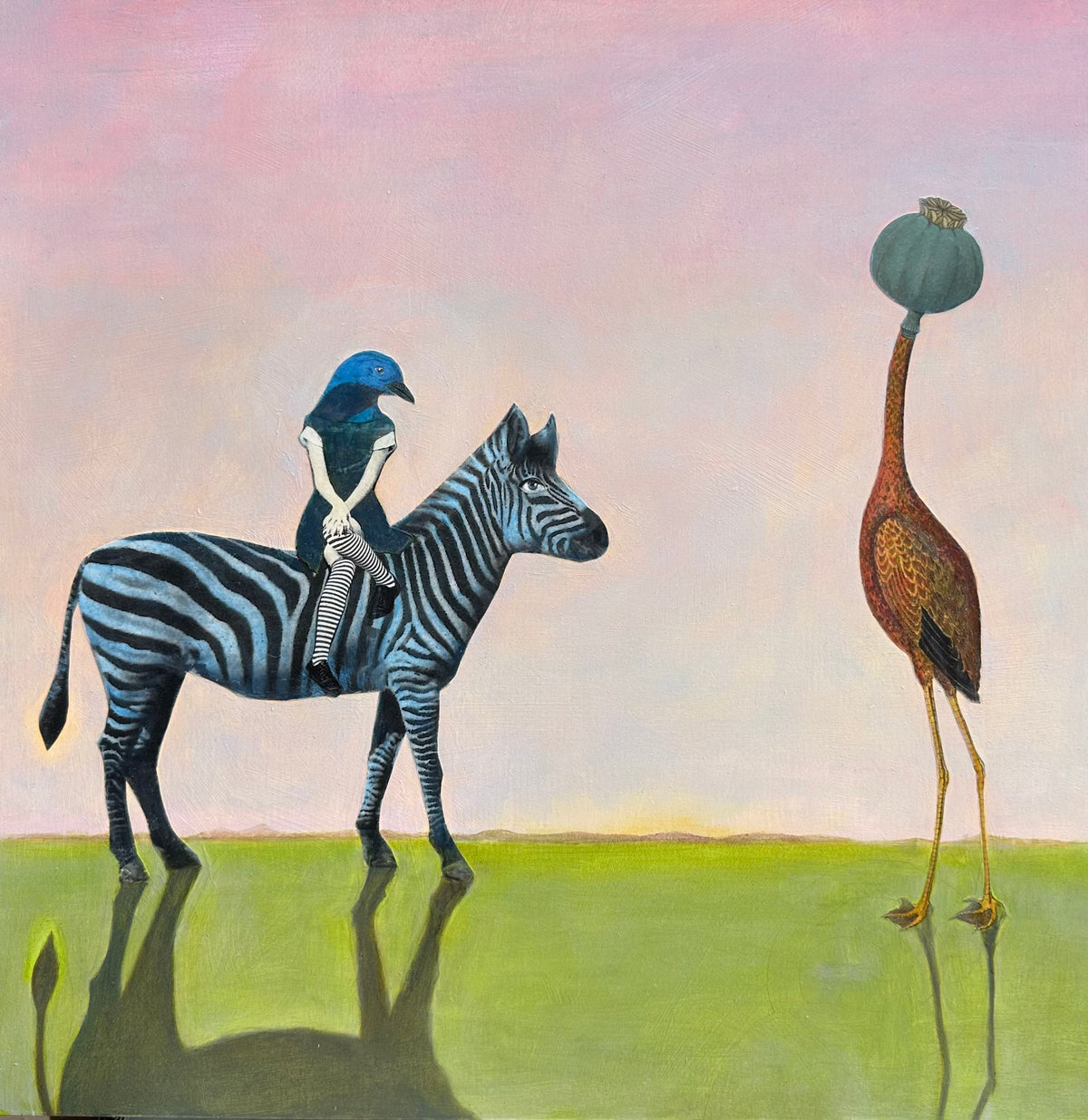 Suzanne Sbarge ~ Zebra Print, 12" x 12"