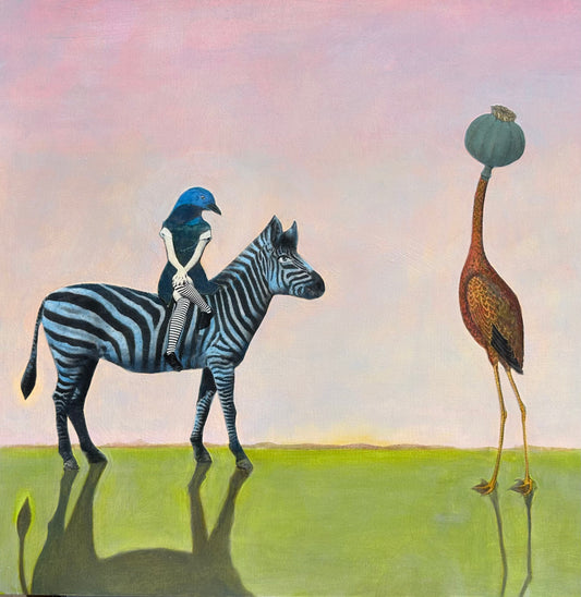 Suzanne Sbarge ~ Zebra Print, 12" x 12"
