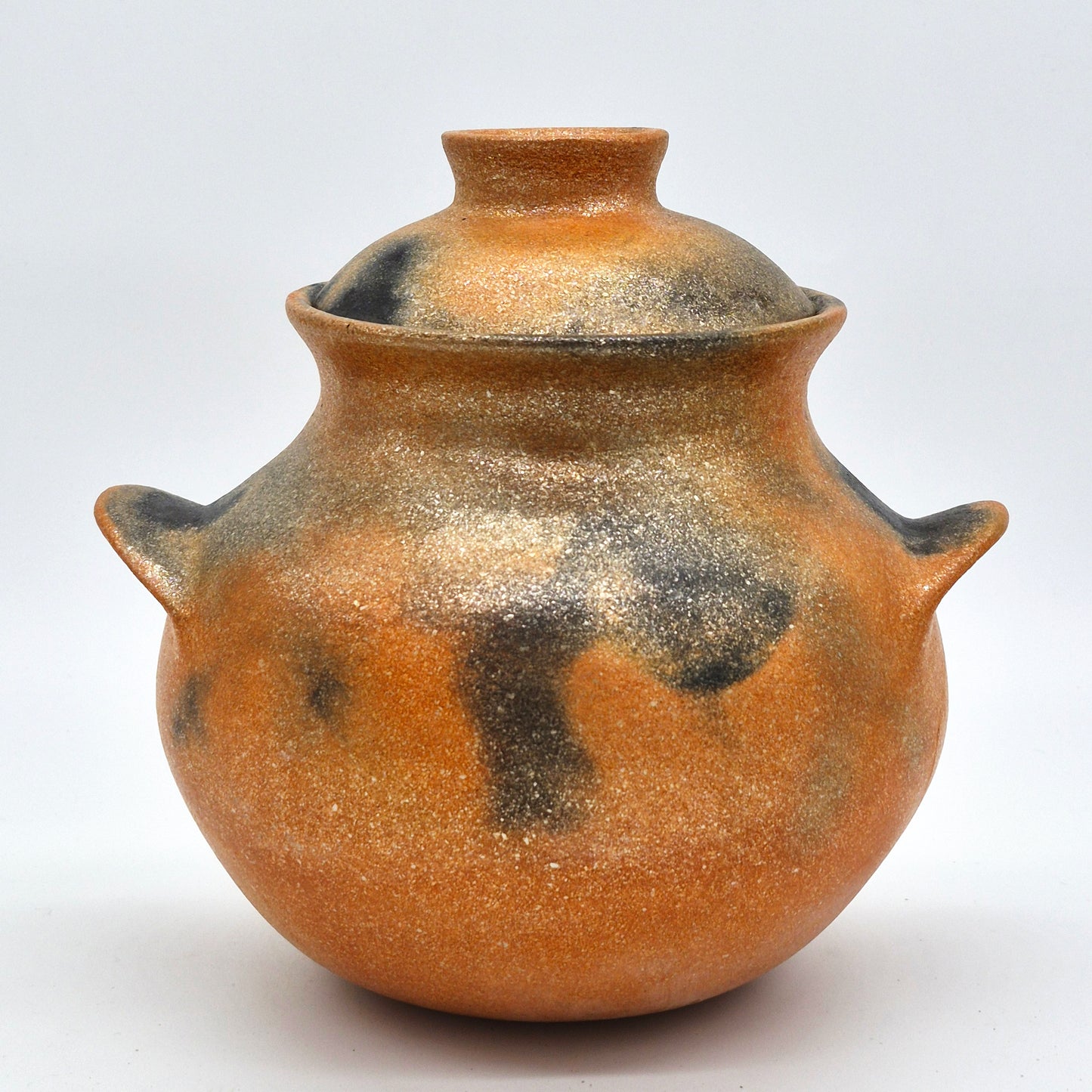 Ayeen Telopa ~ 2 1/4 Quart Traditional Bean Pot with Lid, 8 1/4" x 7 3/4" x 8 1/2"