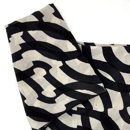 David Mendoza ~ Hand Blocked Indigo Batik Scarf, 20" x 78"