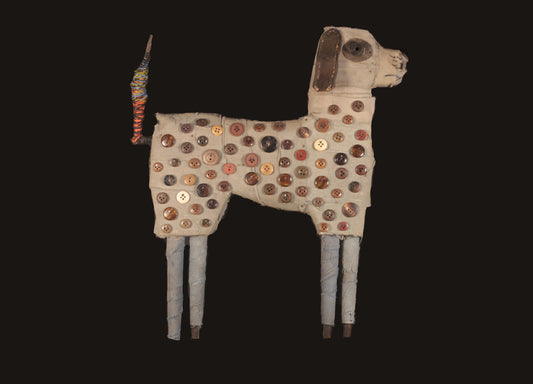 Bill Skrips ~ "Houla" Wall hanging, 17" x 14.5" x 3.5"