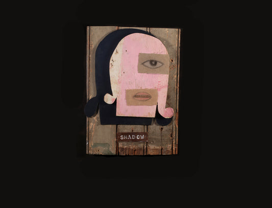 Bill Skrips ~ "Shadow" Wall hanging, 10" x 7.5" x 1.75"