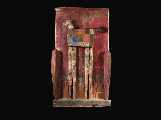 Bill Skrips ~ "Shorshie" Wall hanging, 23" x 13.5" x 4.25"