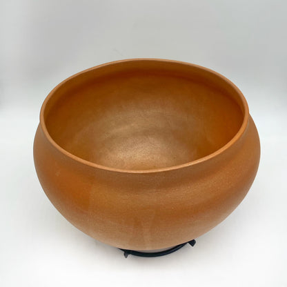 Clarence Cruz ~ 11 Quart Traditional Mica Bean pot, 8 3/4" x 13 1/2" x 13 1/2"