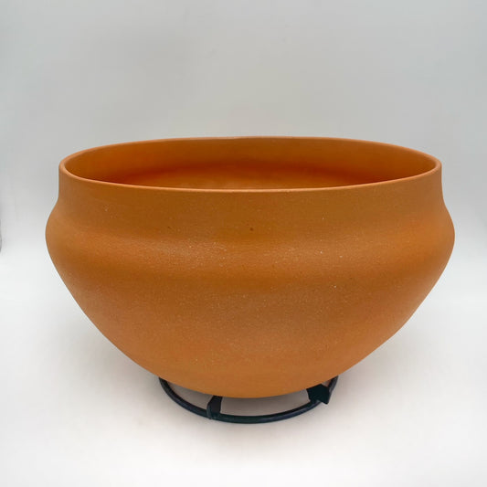 Clarence Cruz ~ 14 Quart Extra Large Open Mica Bowl, 8 1/2" x 15 1/2" x 15 1/2"