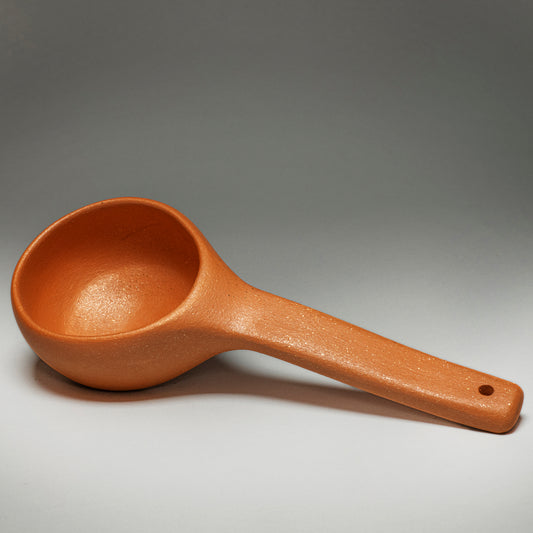 Clarence Cruz ~ Mica Ladle, 11" x 3 1/2- 4" x 2 1/2"