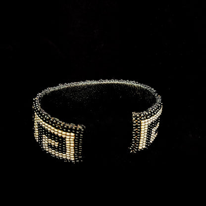 Camille Moss ~ Beaded Cuff, 7" x 2 3/4"