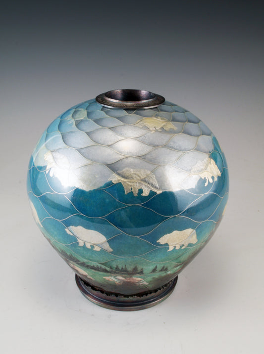 Harlan W. Butt ~ Glacier #5, 2" x 5" x 3 1/2"