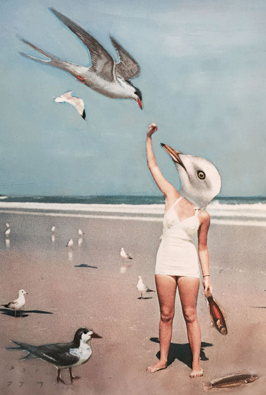Suzanne Sbarge ~ Gull, 5" x 3"