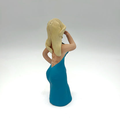 Irene Aguilar ~ Woman of the Night, small 8 1/2" x 3" x 3"
