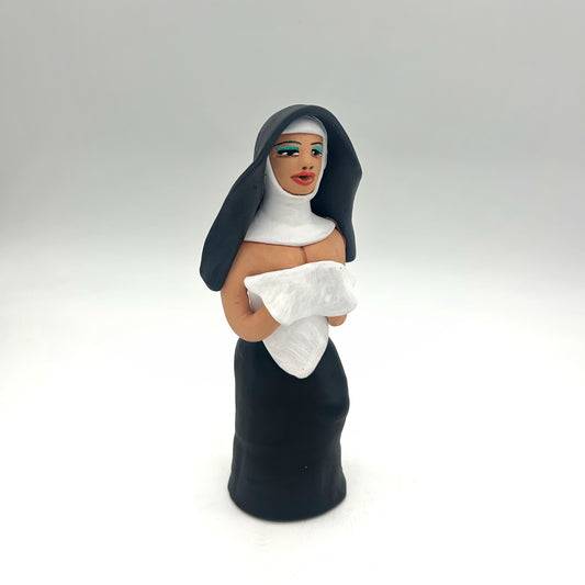 Irene Aguilar ~ Woman of the Night, small 8 1/2" x 3" x 3"