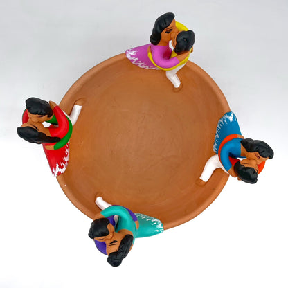 Irene Aguilar ~ Ceramic Bowl, 9" x 11 1/4 x 11 1/4"