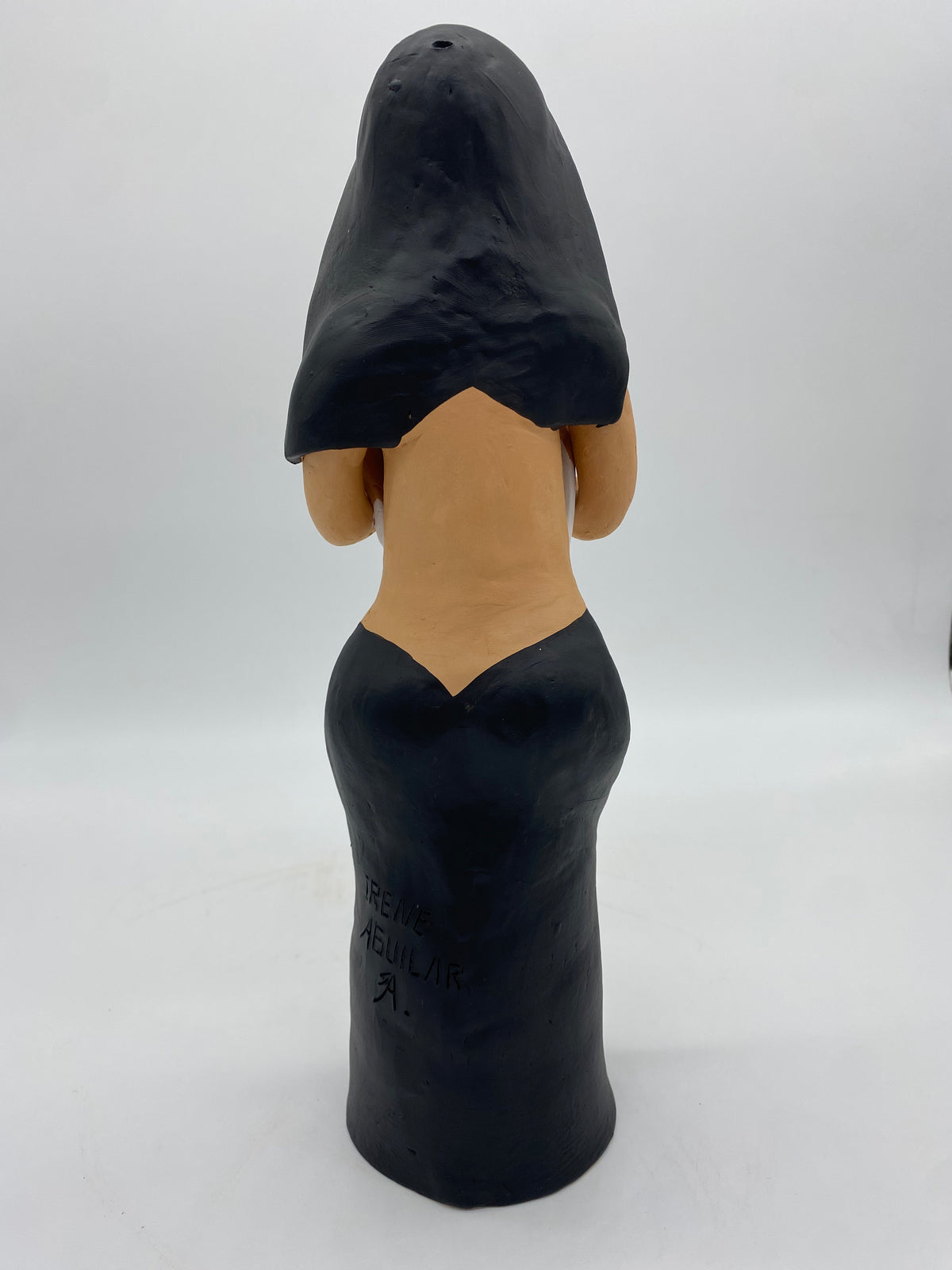 Irene Aguilar ~ Topless Nun, Large 13" x 3 1/4" x 4 1/4"