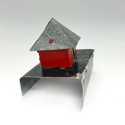 Laura Dean ~ Red House, 5 1/2" x 5" x 3 3/4"