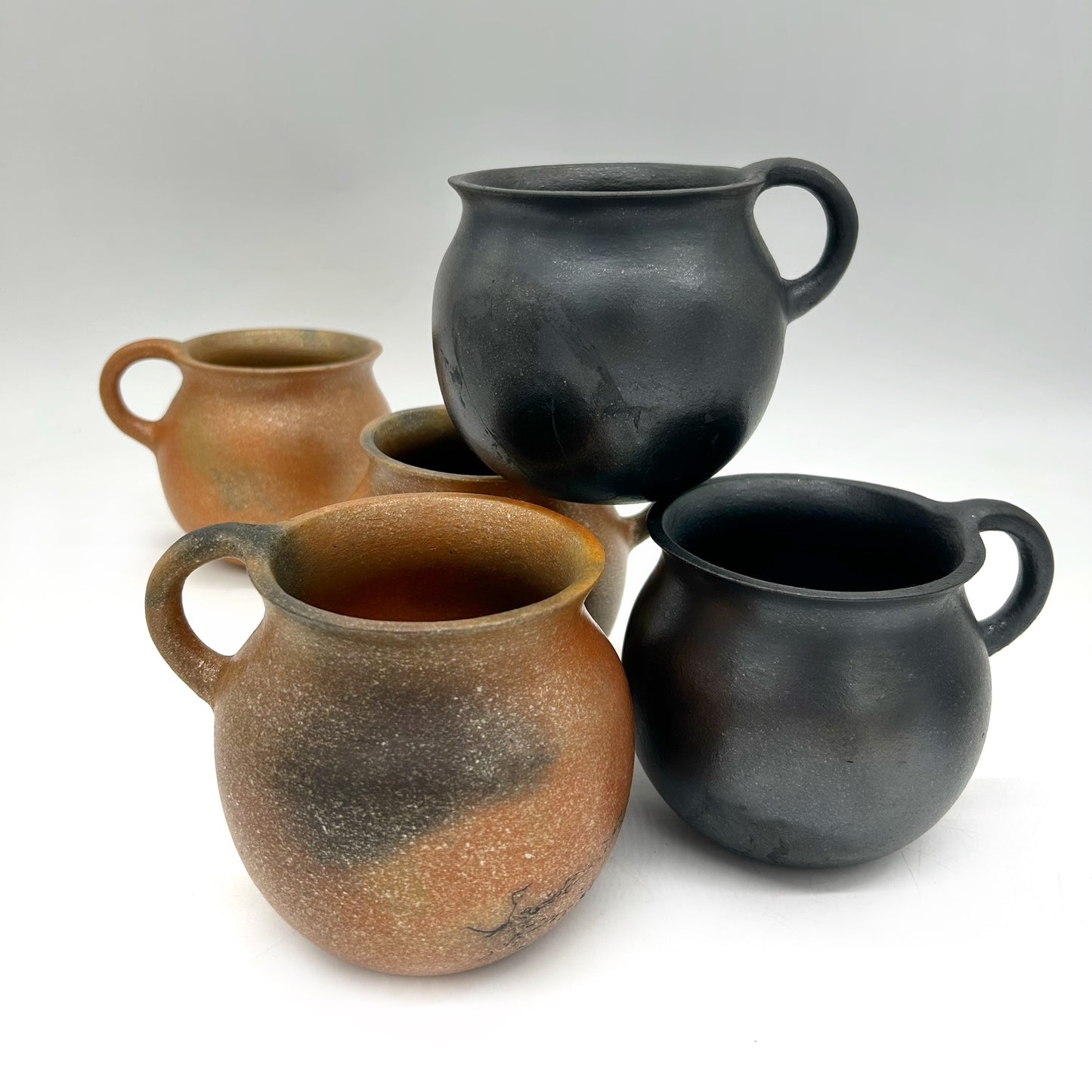 Lorenzo Mendez ~ "Ollita" Mica Clay Mug, 4" x 5 1/4 x 4 1/2"