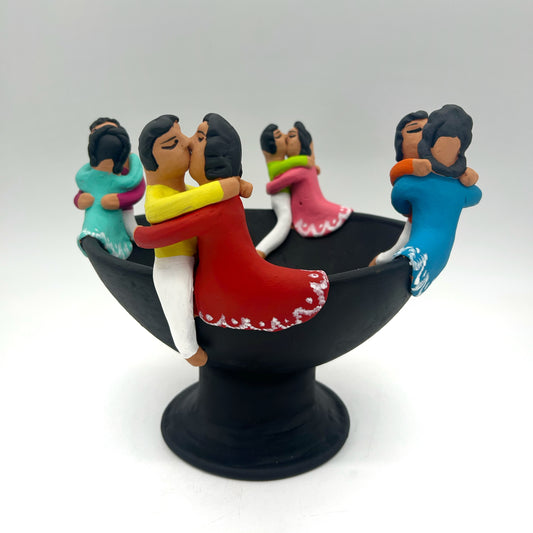 Irene Aguilar ~ Ceramic Wedding Bowl, 8 3/4" x 11" x 10 1/2"