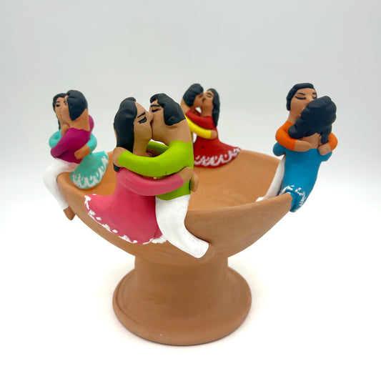 Irene Aguilar ~ Ceramic Wedding Bowl, 8 1/2" x 10 1/4" x 10 1/4"