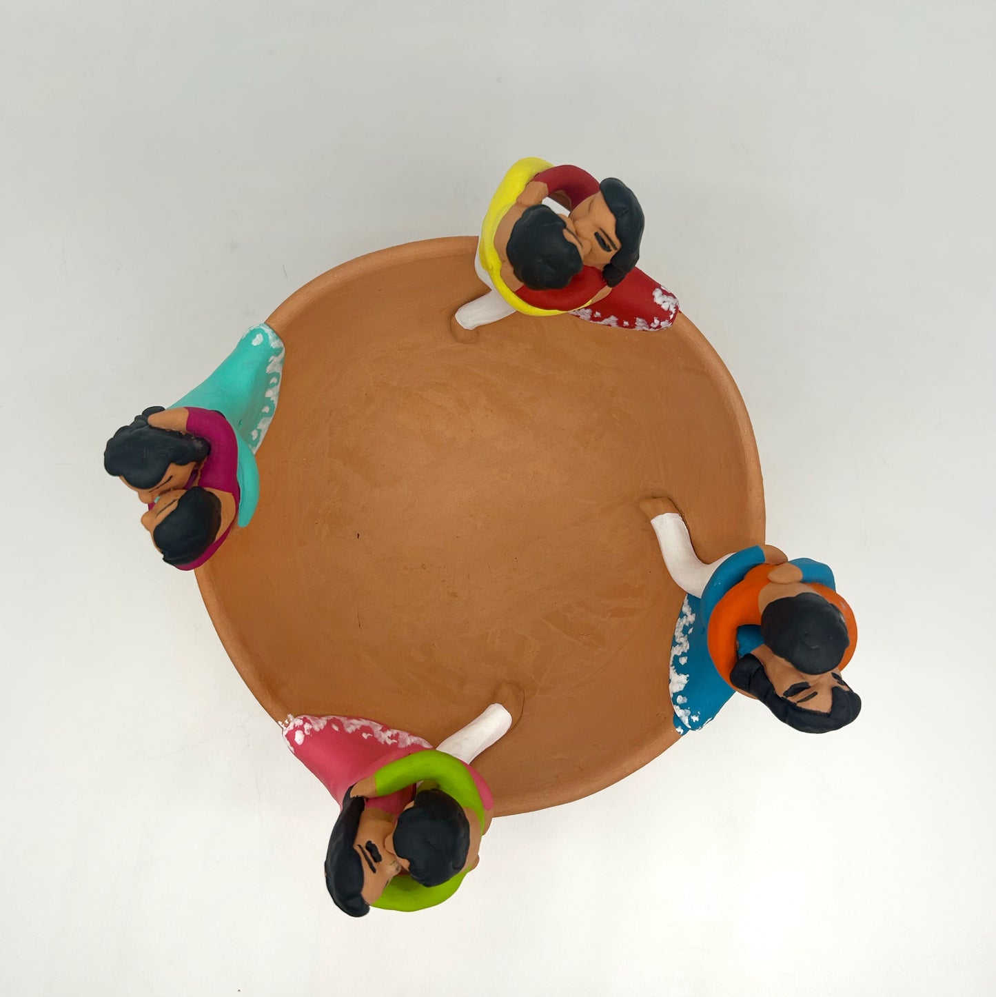 Irene Aguilar ~ Ceramic Wedding Bowl, 8 1/2" x 10 1/4" x 10 1/4"