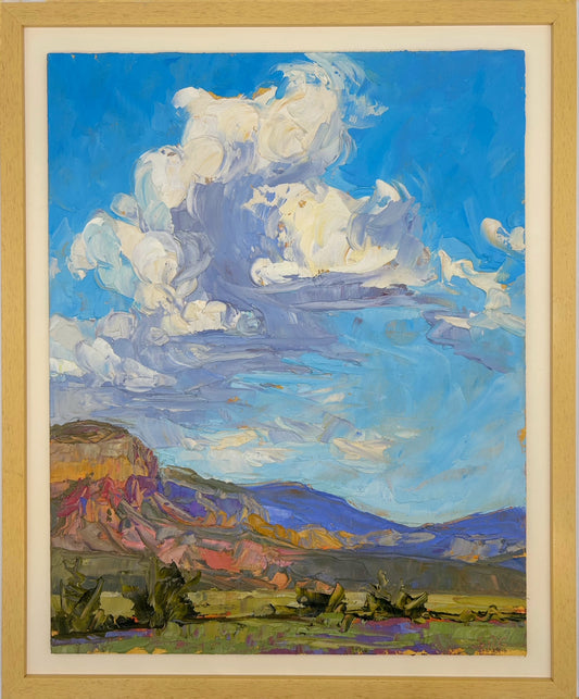 Sarah Grenzeback ~ Cloud Rising, 17" x 21"