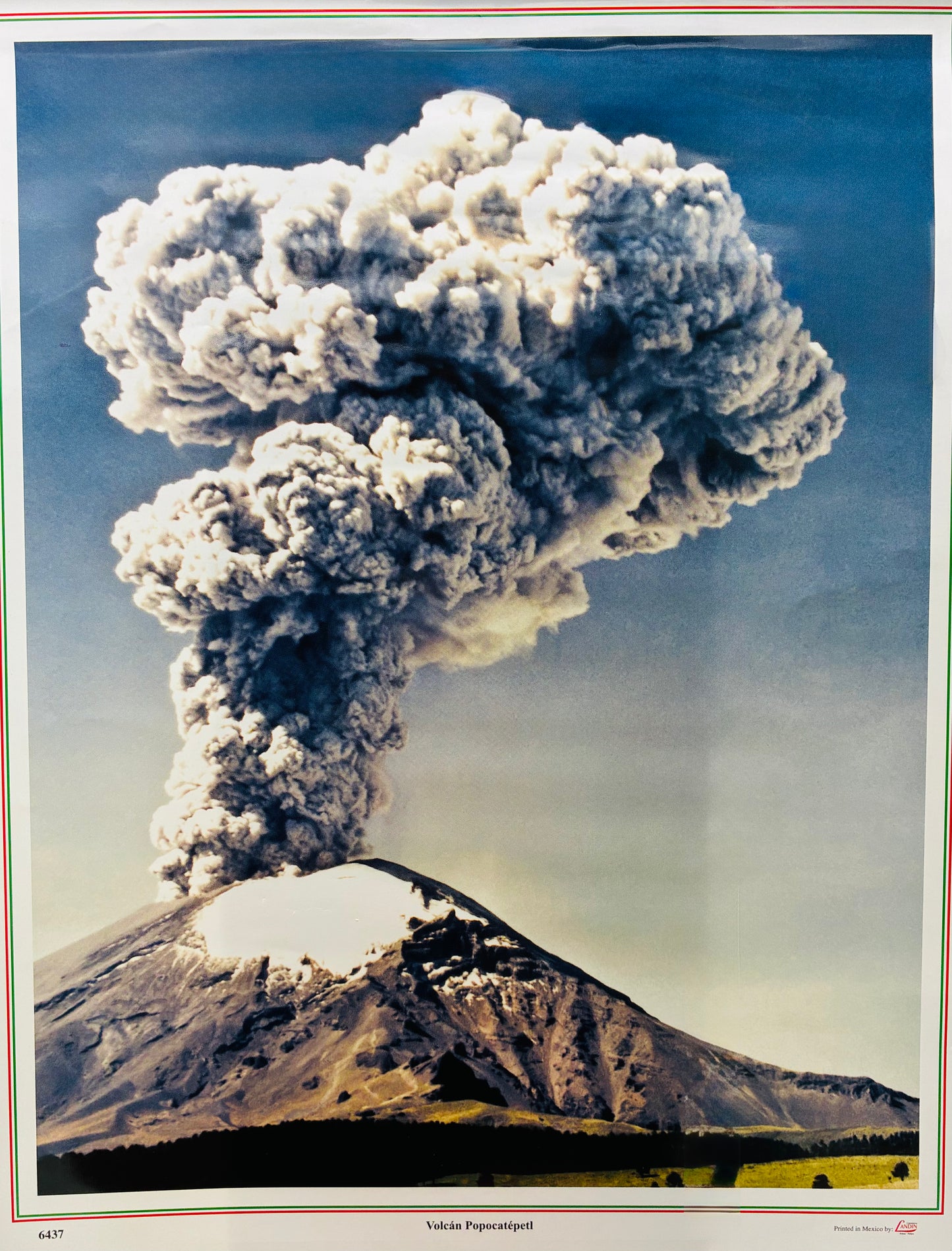 2027.13 Calendar Volcán Popocatépetl