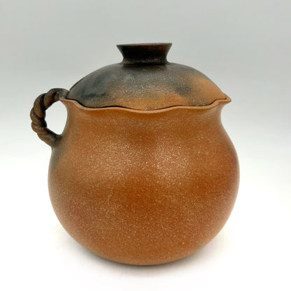 Lorenzo Mendez ~ 3 1/2 Quart Mica Bean Pot, 8 1/2" x 8 1/2" x 7 3/4"