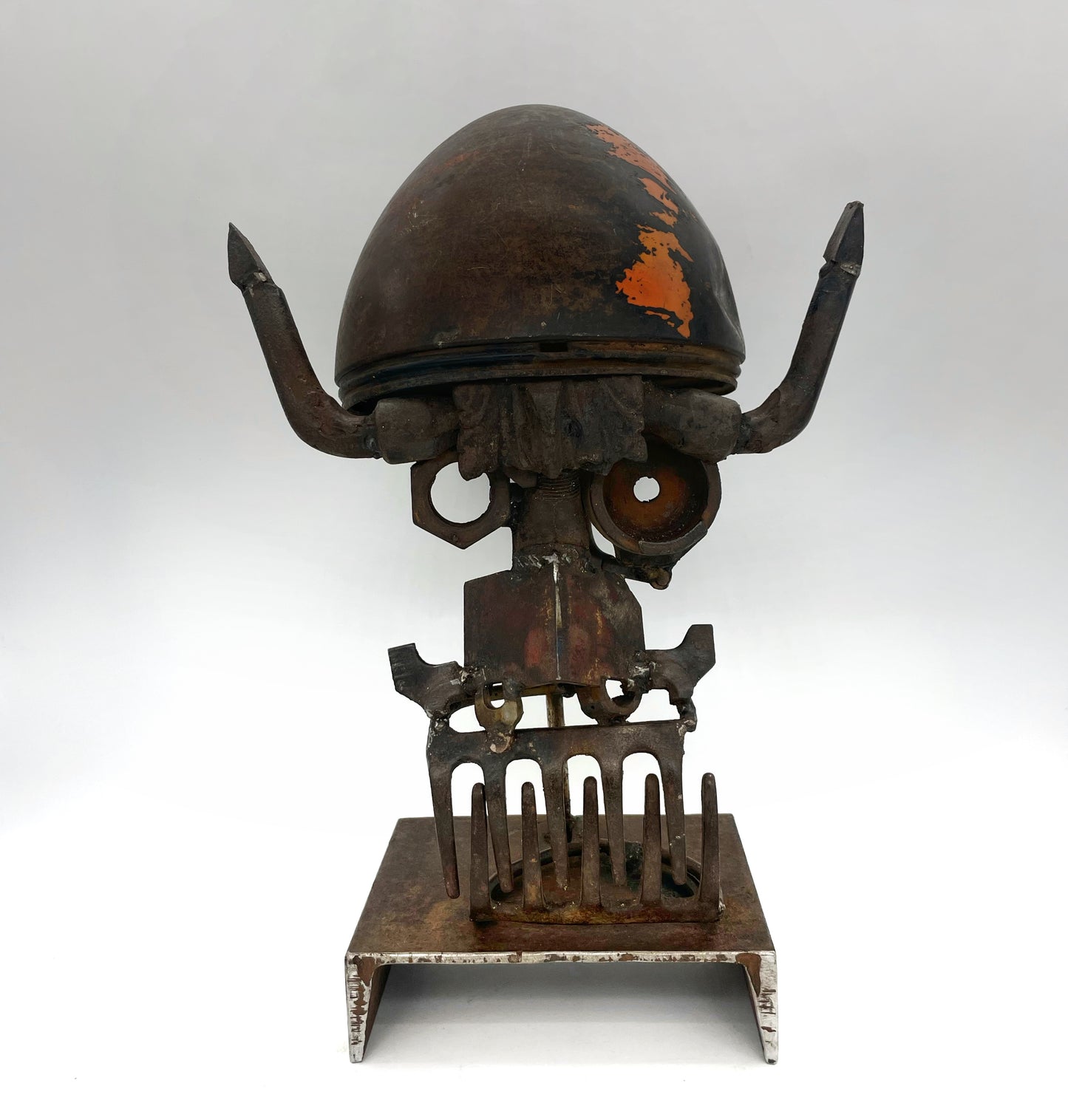 Jean Boutruche ~ Viking Head, 18 1/2" x 12" x 10"