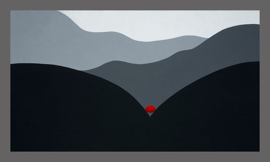 Walter Nelson ~ Red Jasper Rock: The Black Place Abiquiu NM, 23" x 35"