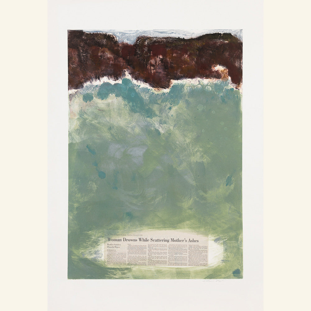 Katharine Kagel ~ "Deep Sixed" Monoprint