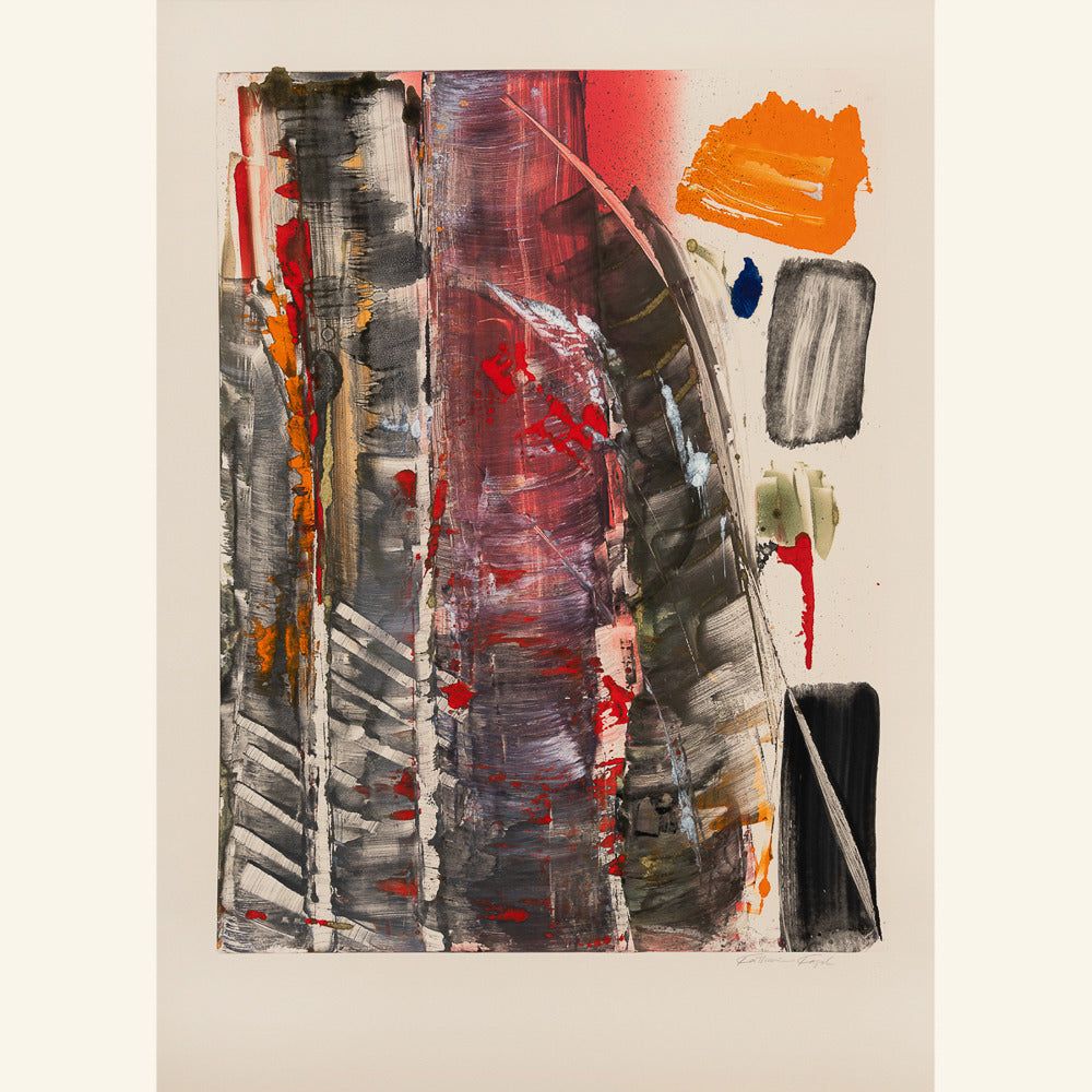 Katharine Kagel ~ "Falling in Love Again" Monoprint
