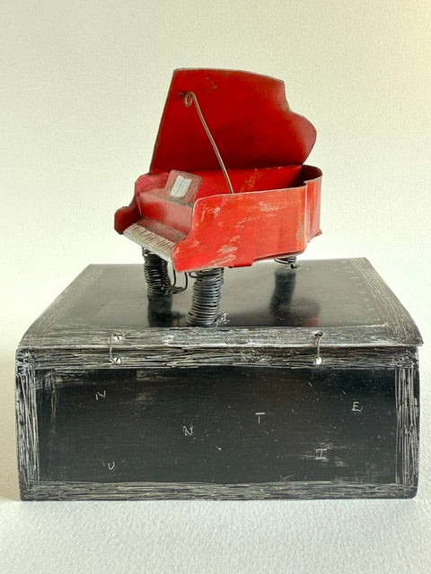 Laura Dean ~ Piano, 4 1/2" x 5" x 4"